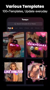 Tempo Music Video Editor templates